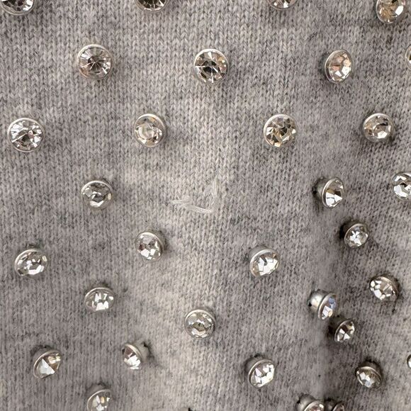 Michael Kors Collection 100% Cashmere Crystal Embellished Heavy Sweater Sz S - Picture 7 of 7
